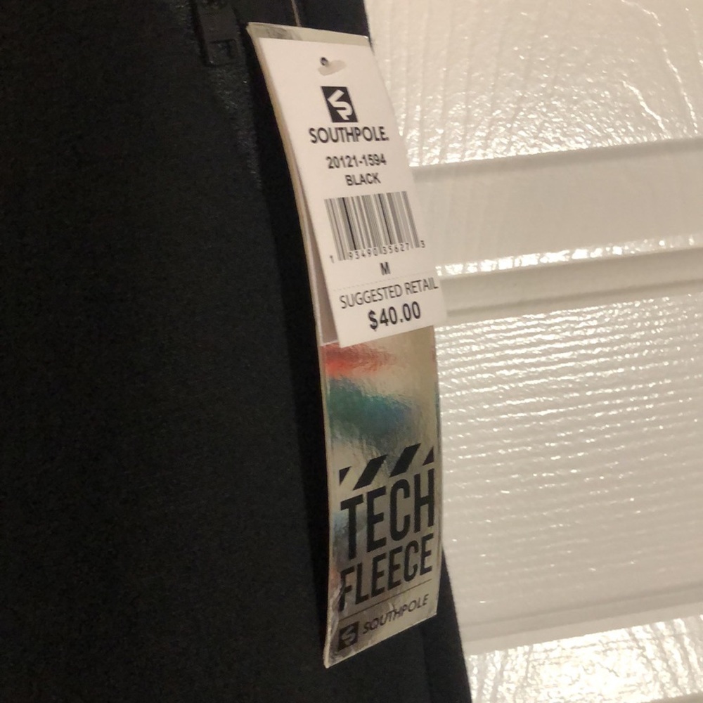Southpole Tech Fleece Black Sweatpants - Picture 5 of 12